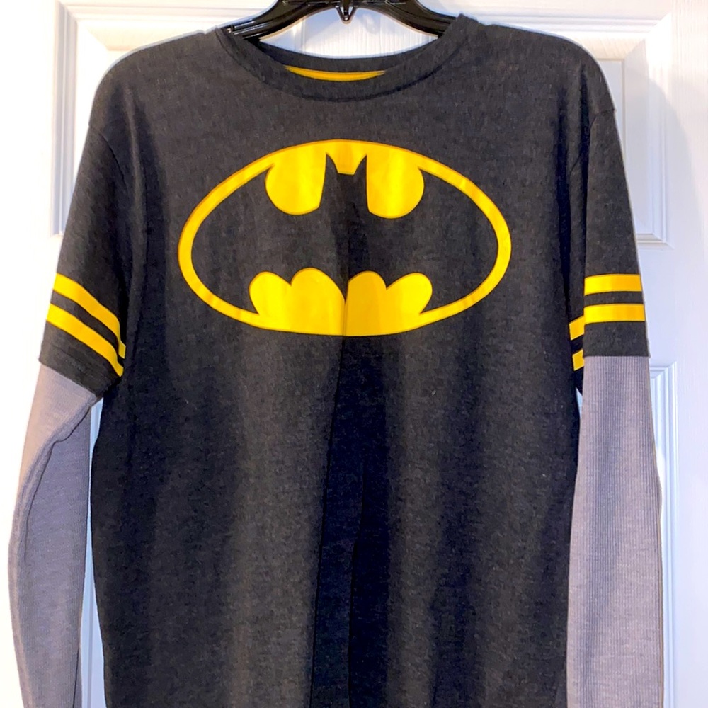 Batman Large Soft Long Sleeved Sleepwear Shirt